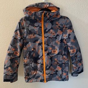 Quiksilver Youth Mission Printed Snow Jacket Size S/10